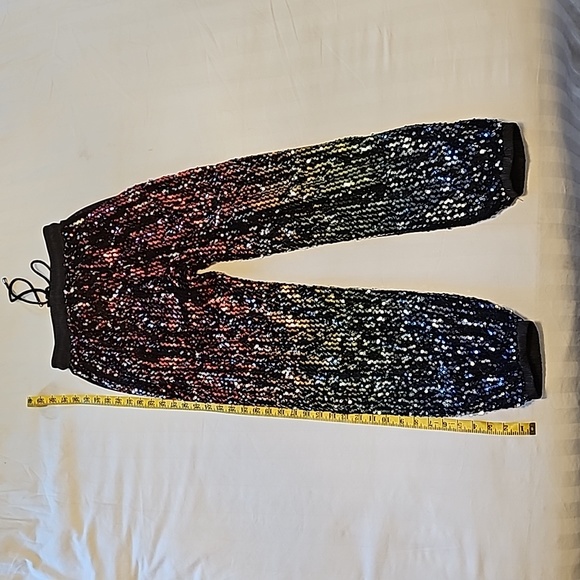 Dollskill Club EXX, Rainbow Sequin Pants, Size Small, NWT - Picture 13 of 16